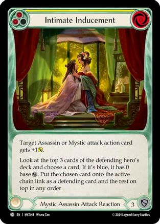 Intimate Inducement (Yellow) (MST018) - Part the Mistveil Rainbow Foil