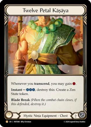 Twelve Petal Kasaya (MST048) - Part the Mistveil Cold Foil