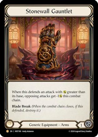 Stonewall Gauntlet (MST190) - Part the Mistveil Cold Foil