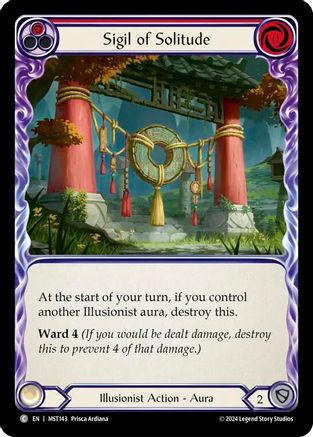 Sigil of Solitude (Red) (MST143) - Part the Mistveil Rainbow Foil