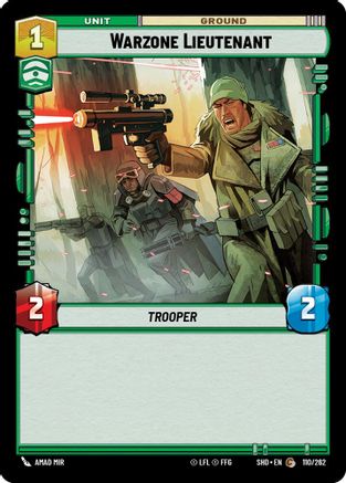 Warzone Lieutenant (110/262) - Shadows of the Galaxy Foil