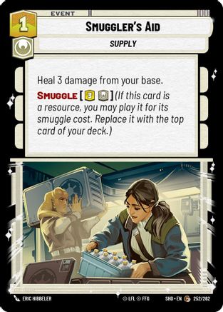 Smuggler's Aid (252/262) - Shadows of the Galaxy Foil