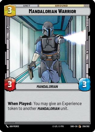 Mandalorian Warrior (258/262) - Shadows of the Galaxy Foil