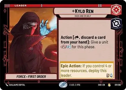 Kylo Ren - Rash and Deadly / Rare / SHD