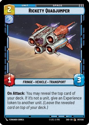 Rickety Quadjumper (057/262) - Shadows of the Galaxy Foil