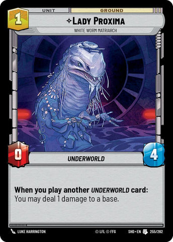 Lady Proxima - White Worm Matriarch / Uncommon / SHD (FOIL)