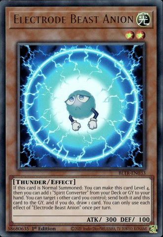 Electrode Beast Anion / Ultra Rare / BLTR / 1st Edition