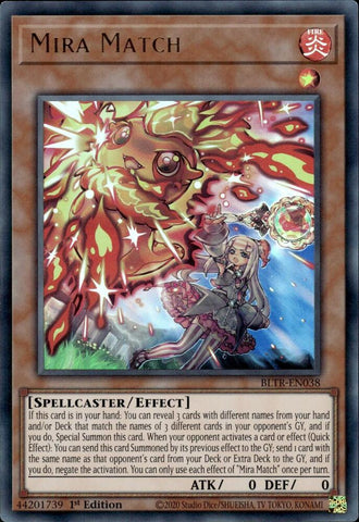 Mira Match / Ultra Rare / BLTR / 1st Edition