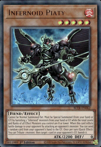 Infernoid Piaty / Ultra Rare / BLTR / 1st Edition