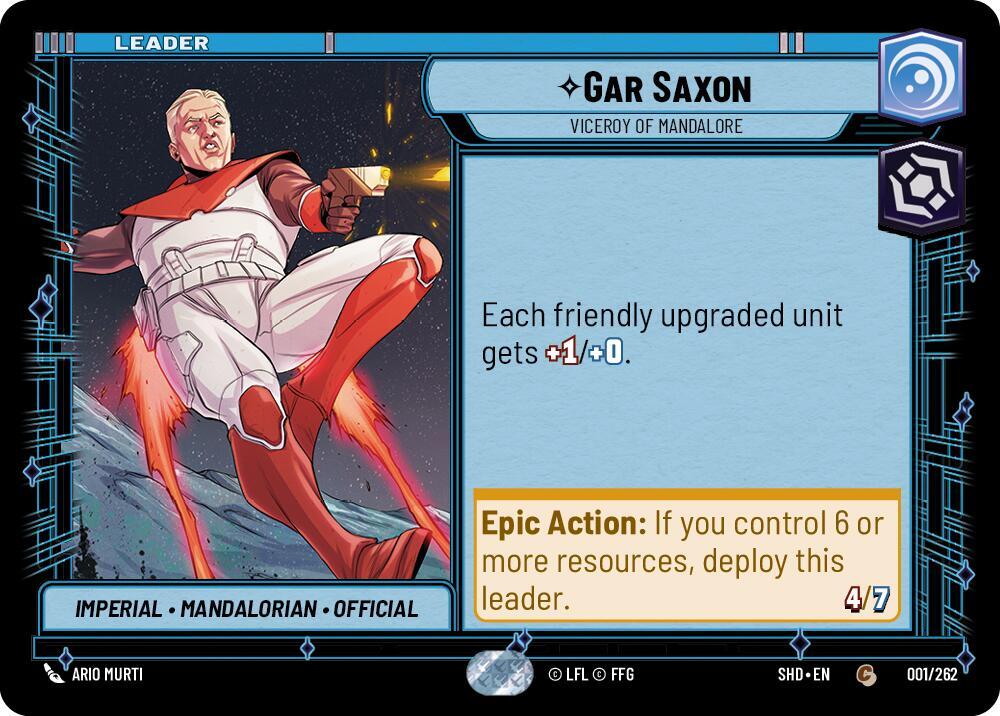 Gar Saxon - Viceroy of Mandalore / Common / SHD