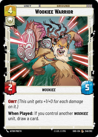 Wookiee Warrior / Common / SHD (FOIL)