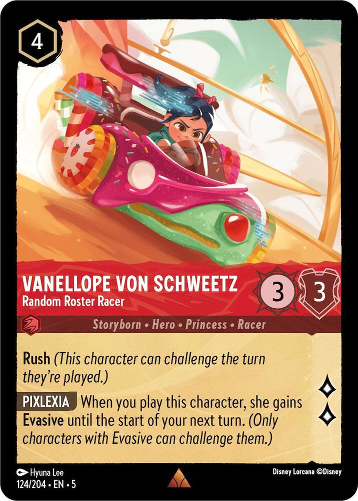 Vanellope von Schweetz - Random Roster Racer / Rare / LOR5