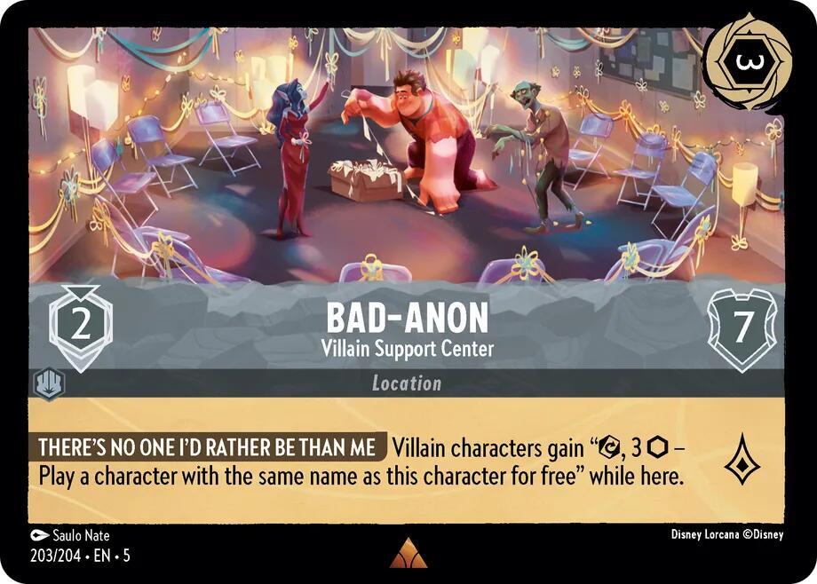 Bad-Anon - Villain Support Center / Rare / LOR5