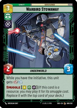 Warbird Stowaway (086/262) - Shadows of the Galaxy Foil