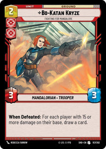 Bo-Katan Kryze - Fighting For Mandalore / Uncommon / SHD (FOIL)