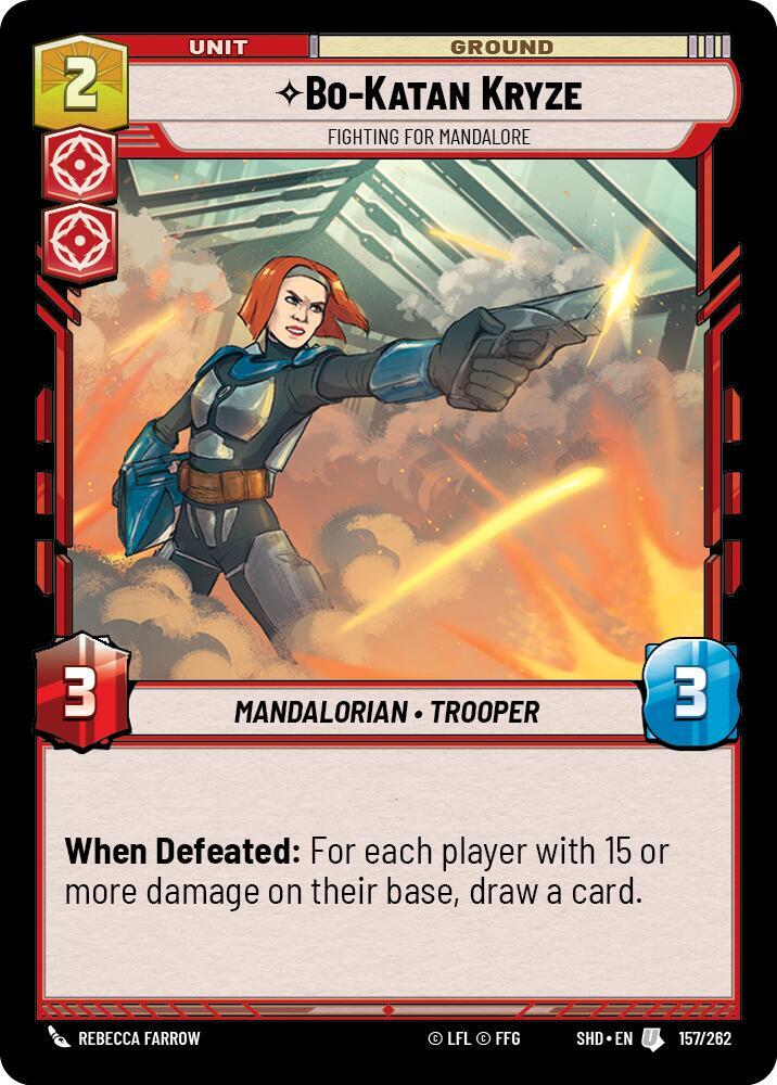 Bo-Katan Kryze - Fighting For Mandalore / Uncommon / SHD (FOIL)