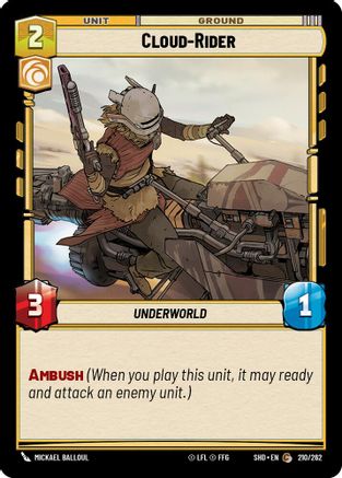 Cloud-Rider (210/262) - Shadows of the Galaxy Foil