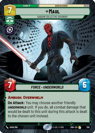 Maul - Shadow Collective Visionary (Hyperspace) (359) - Shadows of the Galaxy
