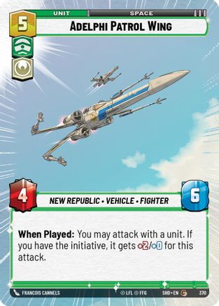 Adelphi Patrol Wing (Hyperspace) (370) - Shadows of the Galaxy Foil