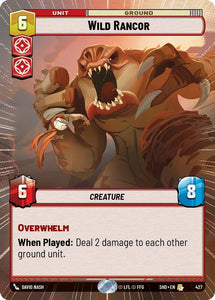 Wild Rancor (Hyperspace) / Rare / SHD