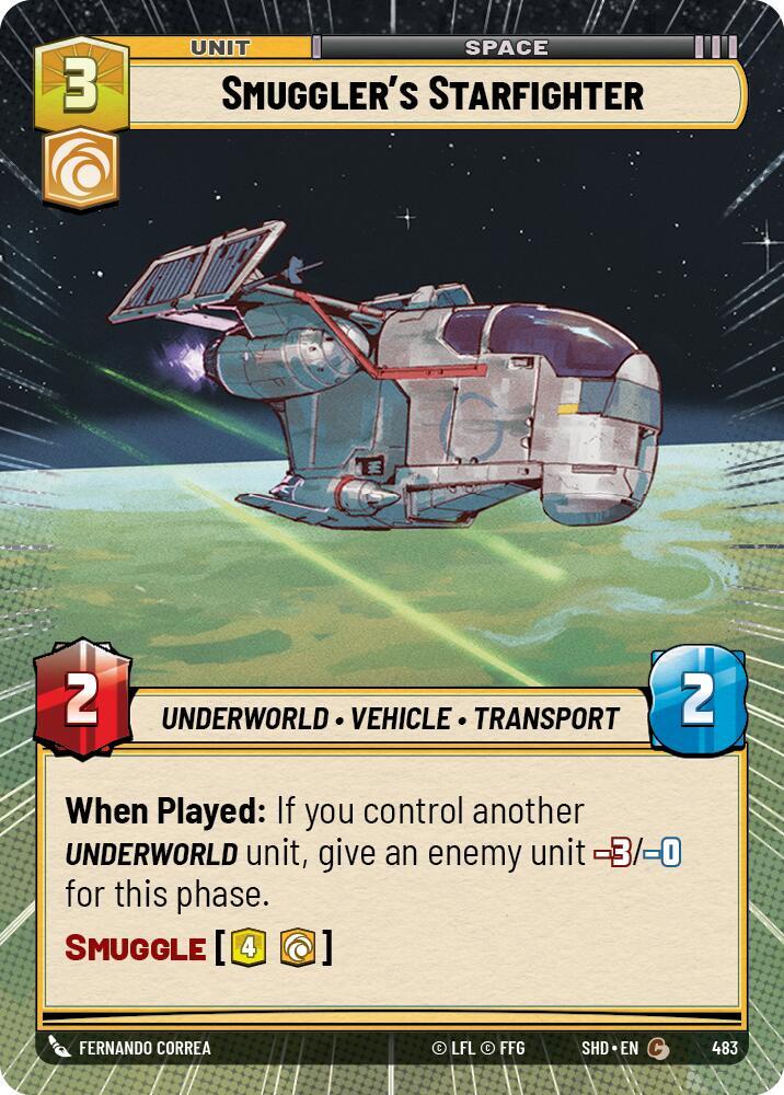 Smuggler's Starfighter (Hyperspace) / Common / SHD (FOIL)