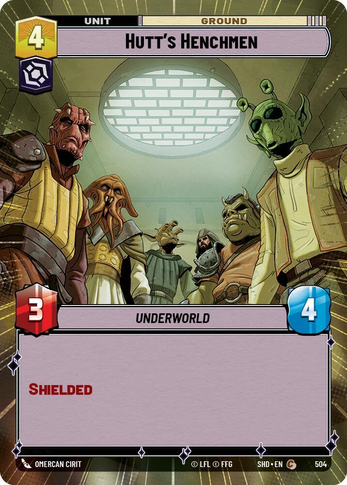 Hutt's Henchmen (Hyperspace) / Common / SHD (FOIL)