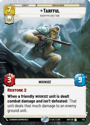 Tarfful - Kashyyyk Chieftain (Hyperspace) (512) - Shadows of the Galaxy