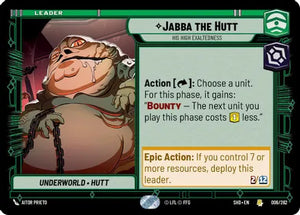 Jabba the Hutt - His High Exaltedness / Rare / SHD