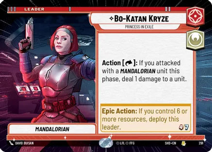 Bo-Katan Kryze - Princess in Exile (Hyperspace) / Rare / SHD