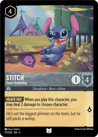 Stitch - Team Underdog / Uncommon / LOR5