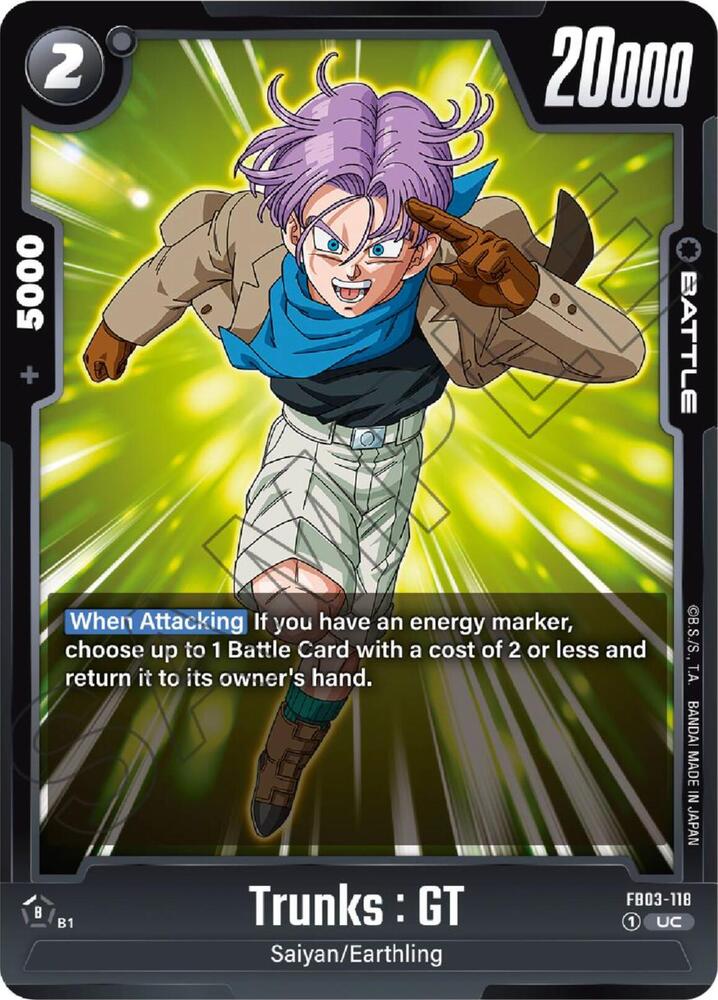 Trunks : GT - FB03-118 / Uncommon / FB3