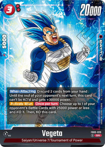 Vegeta - FB03-020 / Super Rare / FB3