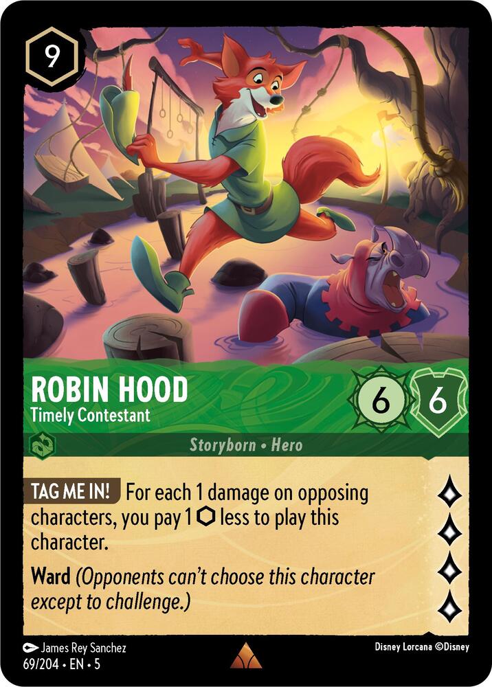 Robin Hood - Timely Contestant / Rare / LOR5