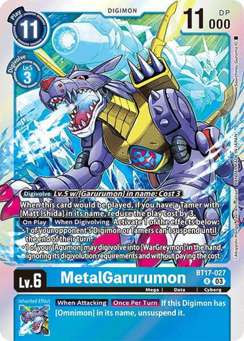 MetalGarurumon / Rare / BT17