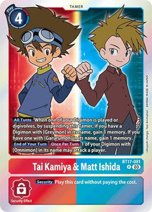 Tai Kamiya & Matt Ishida / Rare / BT17