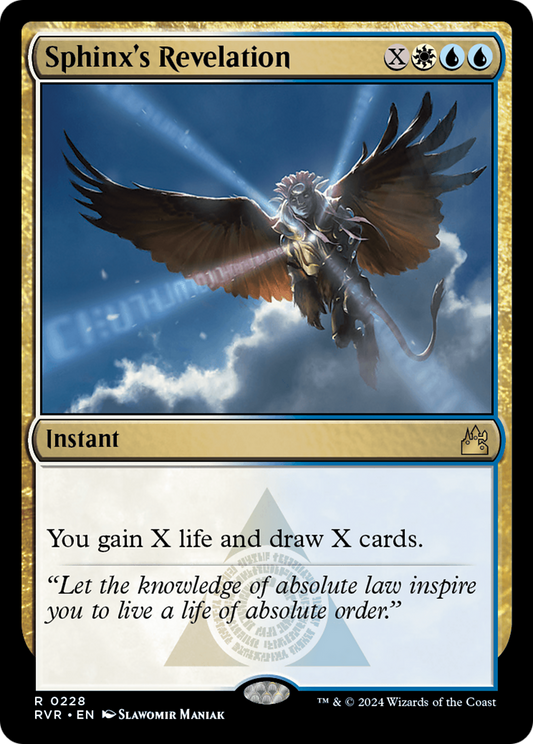 Sphinx's Revelation (RVR-228) - Ravnica Remastered