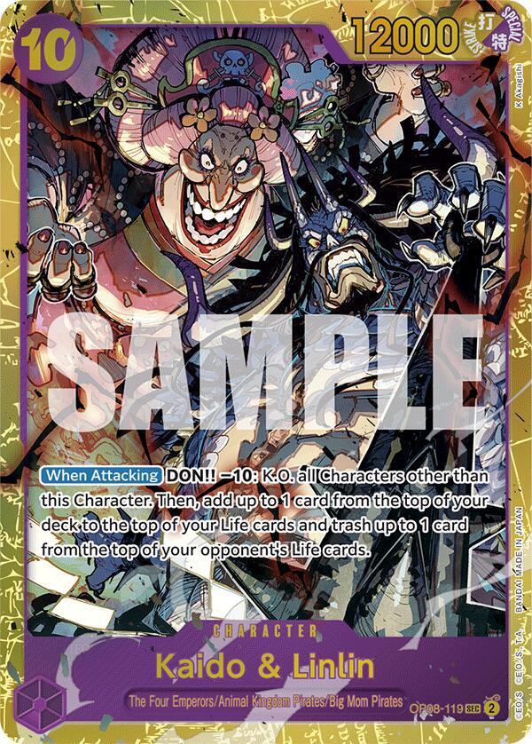 Kaido & Linlin / Secret Rare / OP08