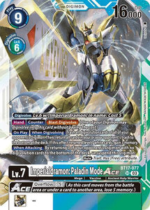 Imperialdramon: Paladin Mode ACE / Super Rare / BT17