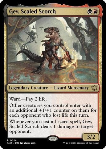 Gev, Scaled Scorch / Rare / BLB