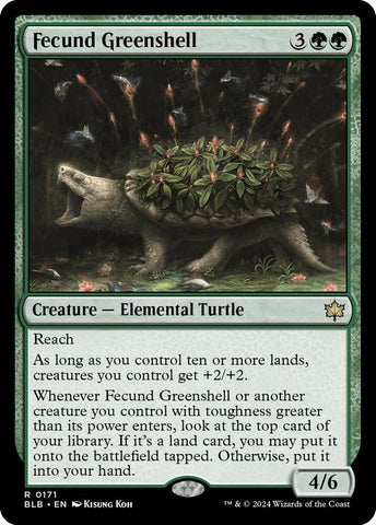 Fecund Greenshell / Rare / BLB