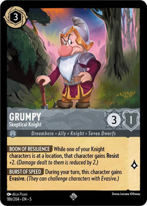 Grumpy - Skeptical Knight / Super Rare / LOR5