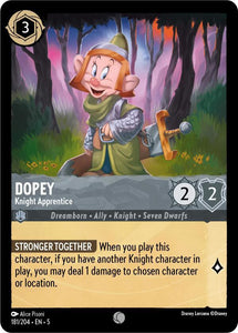 Dopey - Knight Apprentice / Common / LOR5 (FOIL)