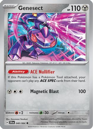 Genesect 040/064  - Reverse Holofoil SV Shrouded Fable - Uncommon