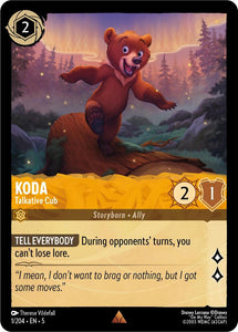 Koda - Talkative Cub / Rare / LOR5