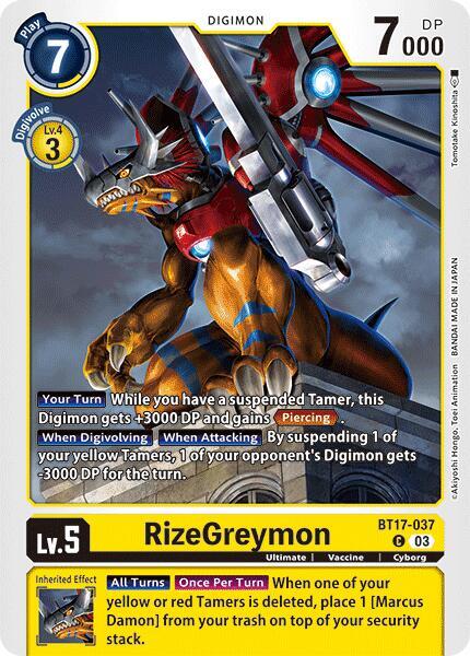 RizeGreymon / Common / BT17