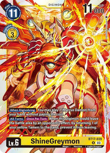 ShineGreymon / Rare / BT17