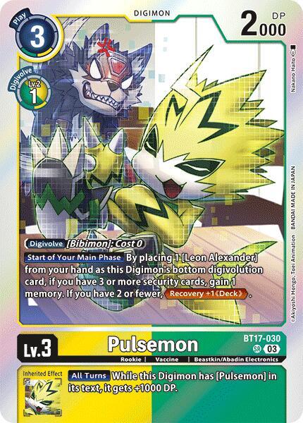 Pulsemon / Super Rare / BT17