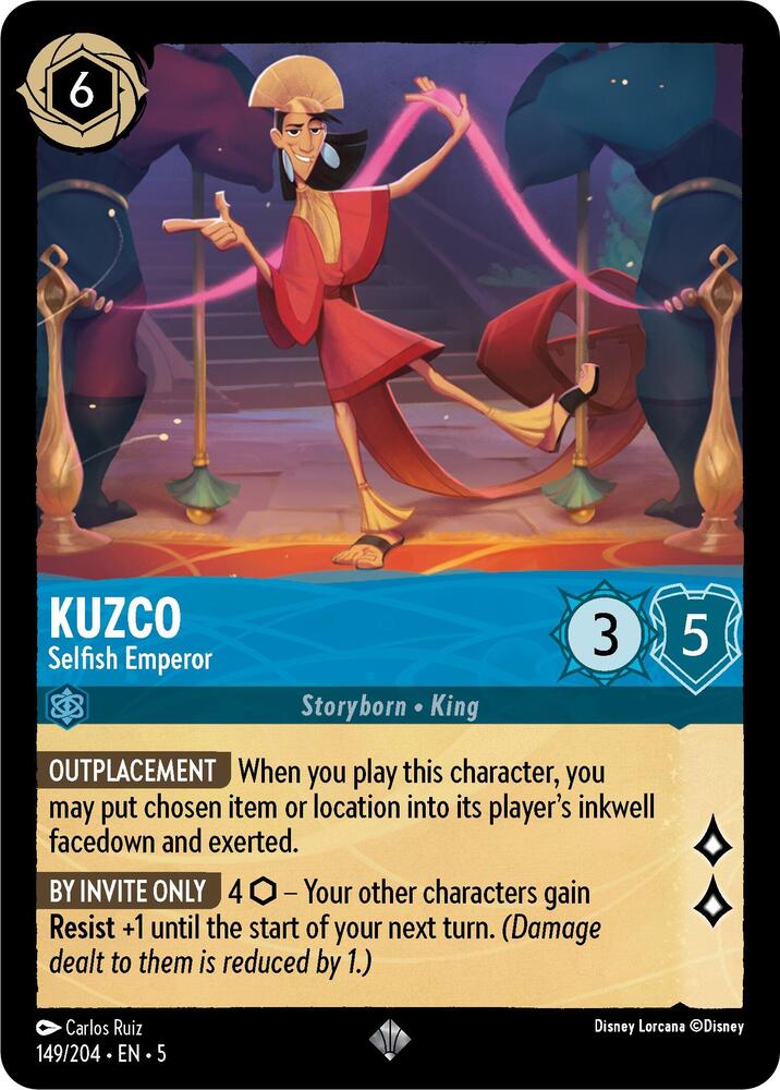 Kuzco - Selfish Emperor / Super Rare / LOR5