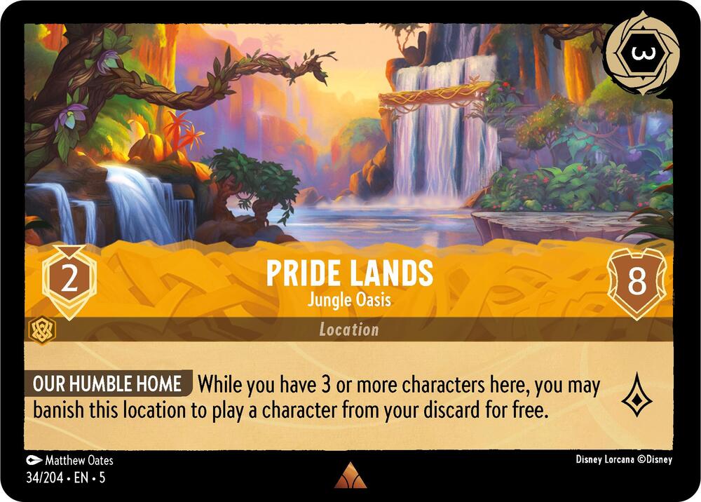 Pride Lands - Jungle Oasis / Rare / LOR5 (FOIL)