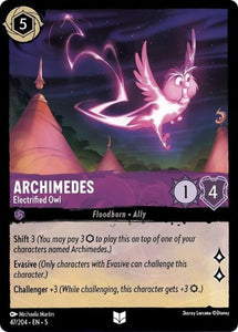 Archimedes - Electrified Owl / Uncommon / LOR5 (FOIL)